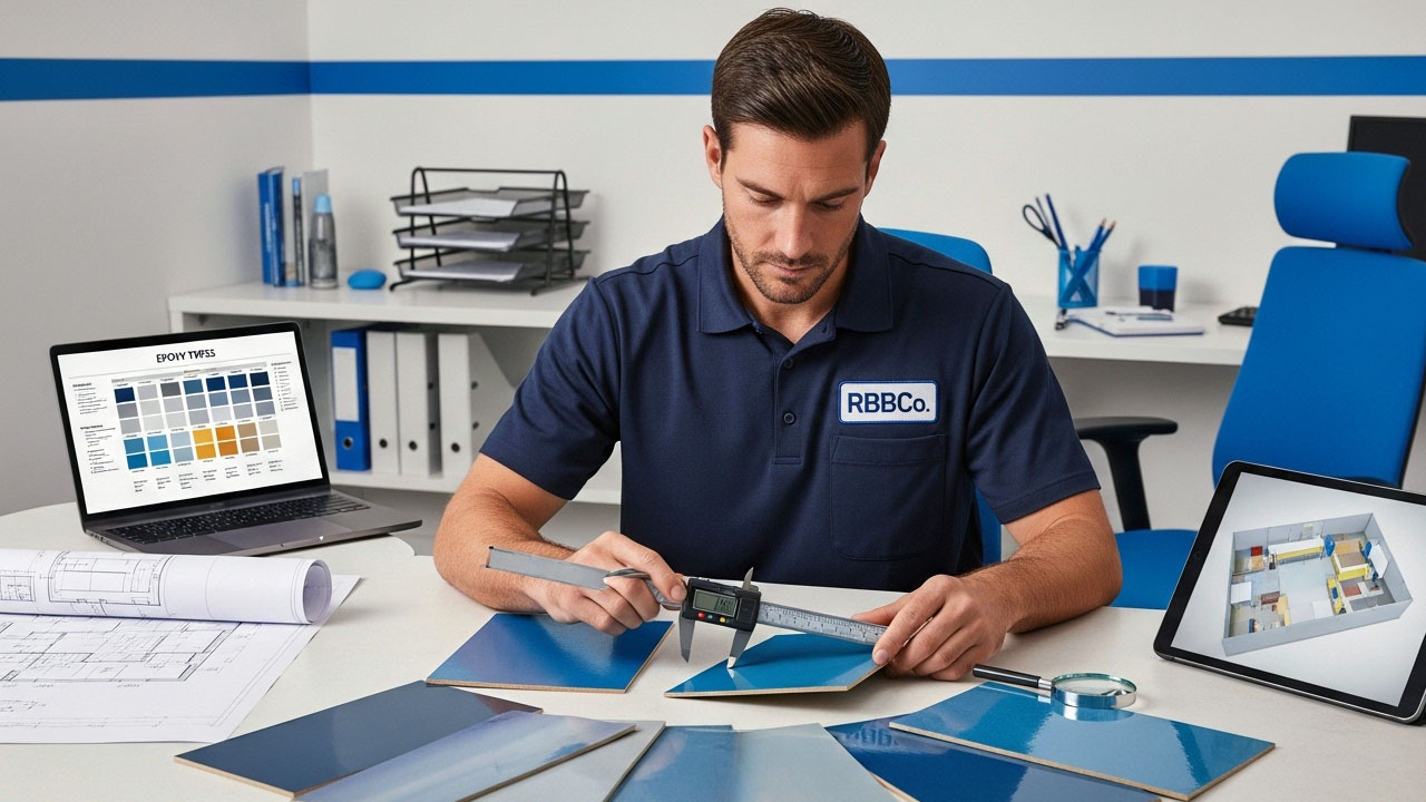 انتخاب بهترین ضخامت و نوع کف پوش اپوکسی