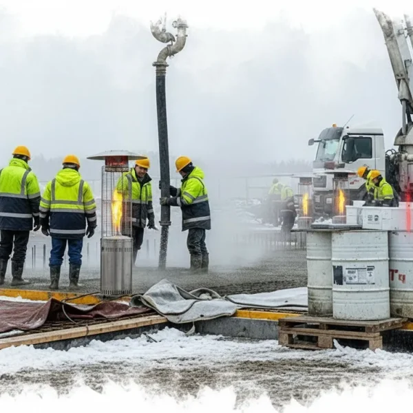 افزودنی بتن در شرایط جوی نامساعد