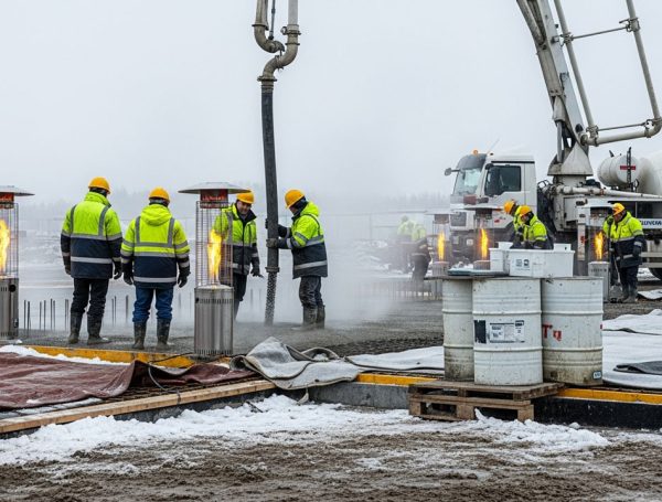 افزودنی بتن در شرایط جوی نامساعد — چالش‌ها و راهکارهای استفاده