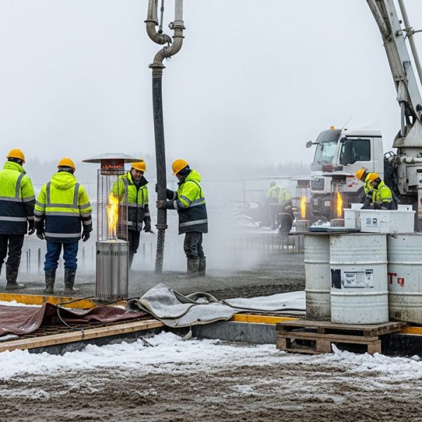 افزودنی بتن در شرایط جوی نامساعد